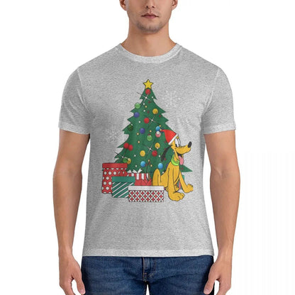 Casual Men's Christmas Tree T-Shirts 6XL