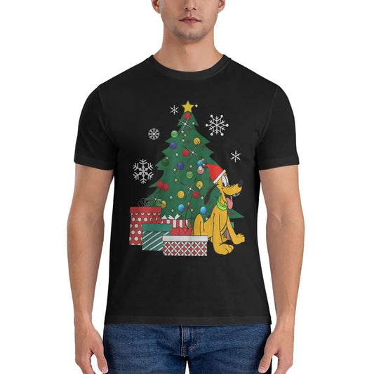 Casual Men's Christmas Tree T-Shirts 6XL