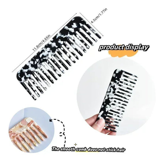 Colorful Wide Tooth Hair Combs for Travel