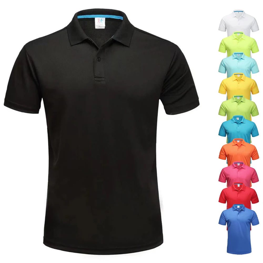 Men's Quick Dry Golf Polo Shirt - Polyester