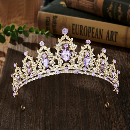 Elegant Rhinestone Tiara for Bridal Hair