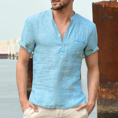 Men's Casual Short Sleeve Pocket T-Shirt