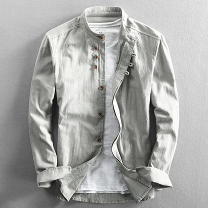 Men's Linen Cotton Shirt - Harajuku Style