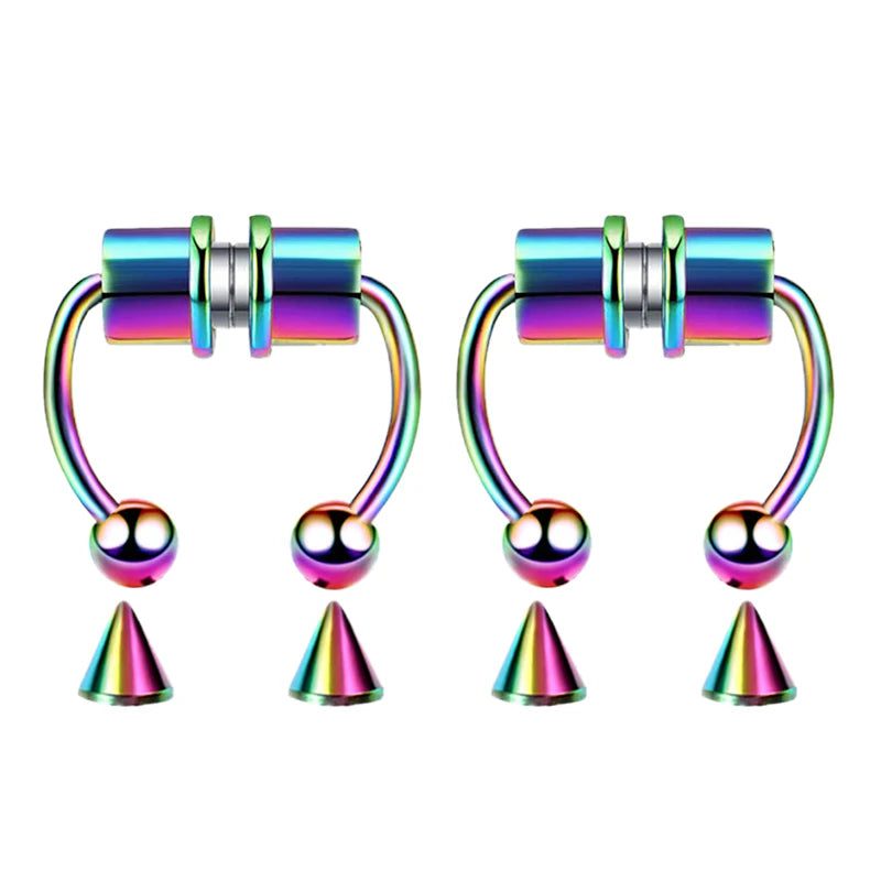 Stainless Steel Fake Septum Nose Ring