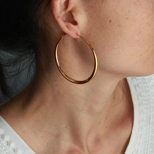 Vintage Gold Geometric Dangle Earrings for Women
