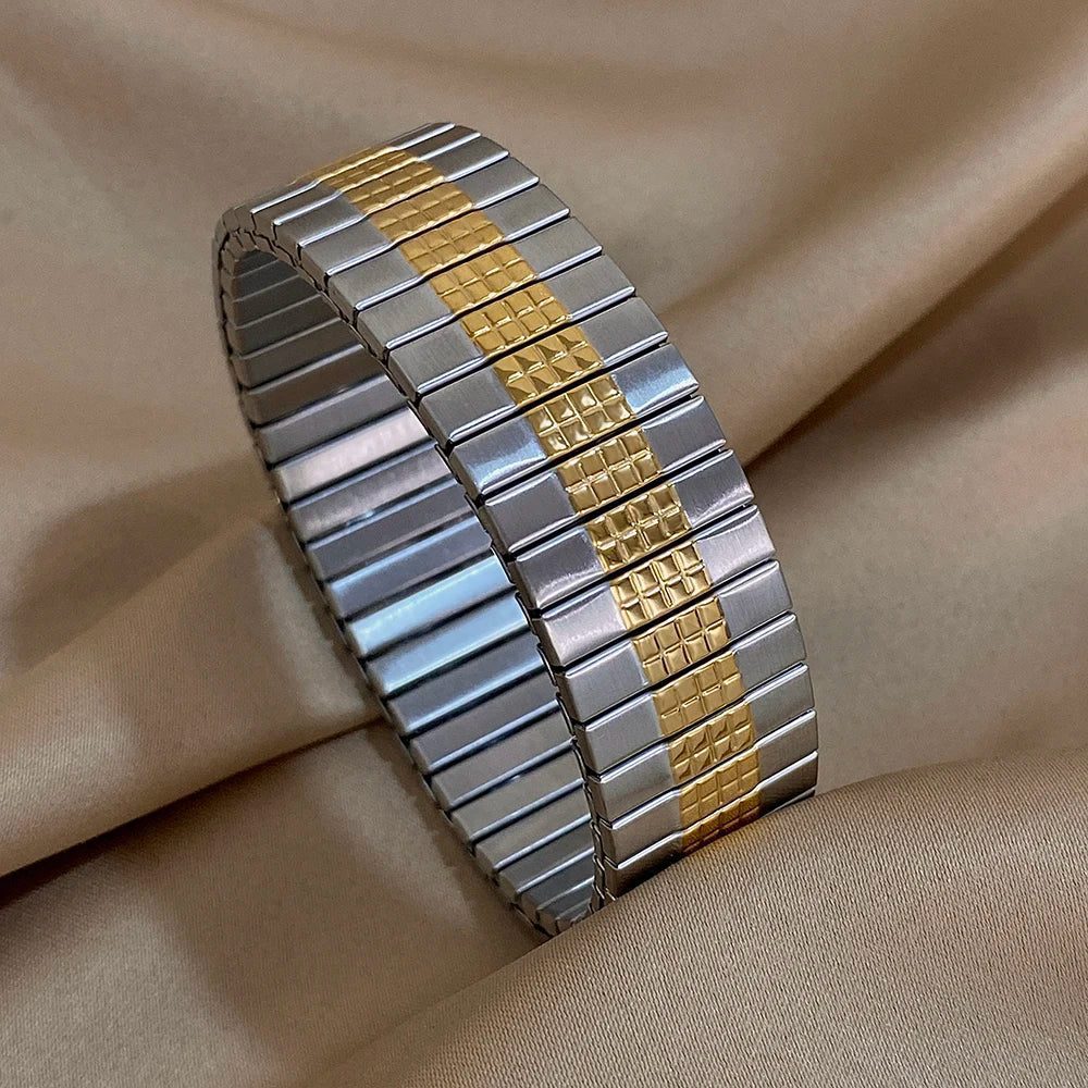 Vintage Waterproof Stainless Steel Heart Bangles