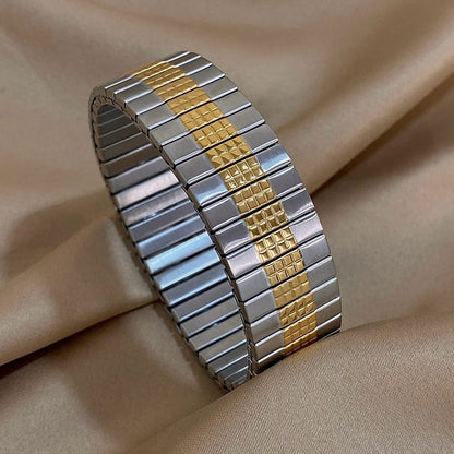 Vintage Waterproof Stainless Steel Heart Bangles