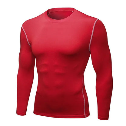 Men's Thermal Long-Sleeve Fitness T-Shirt - Fast Dry