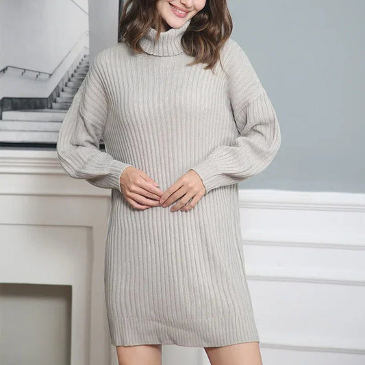 Trendy Women’s Mid-Length Sweater Dress