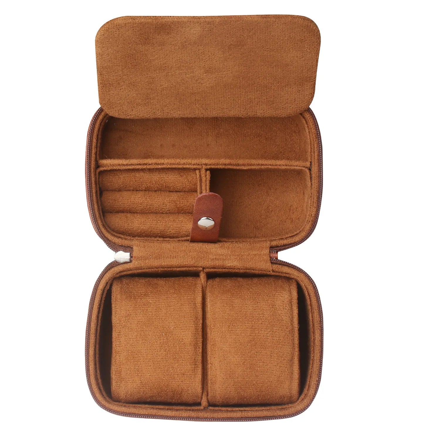 Luxury Leather Watch Travel Case Organizer