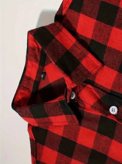 Classic Plaid Flannel Shirt for Men