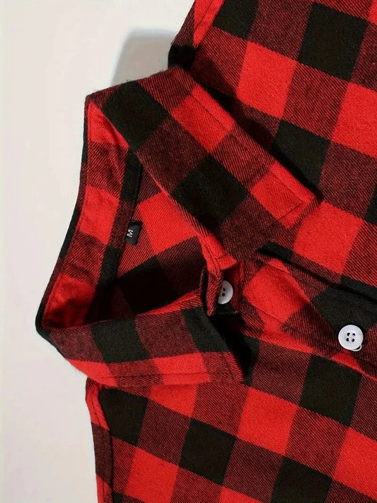 Classic Plaid Flannel Shirt for Men