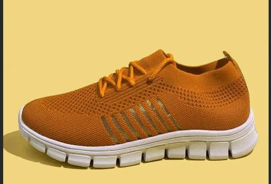 Trendy Breathable Mesh Platform Sneakers for Women