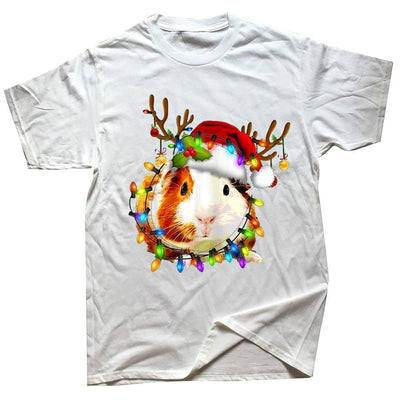 Funny Guinea Pig Christmas T-Shirt for Men
