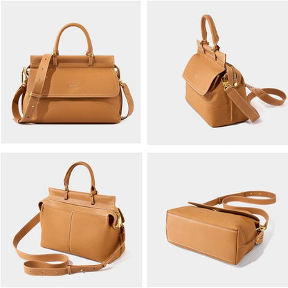 Genuine Leather Work Tote Handbags for Women