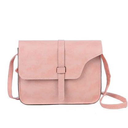 Retro Solid Color Crossbody Bag for Women
