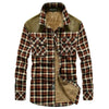 Men's Casual Plaid Flannel Long-Sleeve Shirt