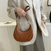 High-Quality Retro Leather Crossbody Saddle Bag