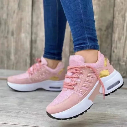 Breathable Chunky Platform Sneakers for Women