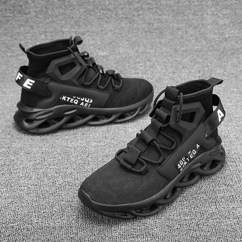 Men's Lightweight Breathable High Top Sports Shoes