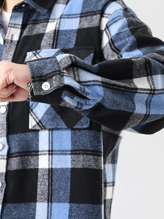 Plus Size Flannel Shirt for Men