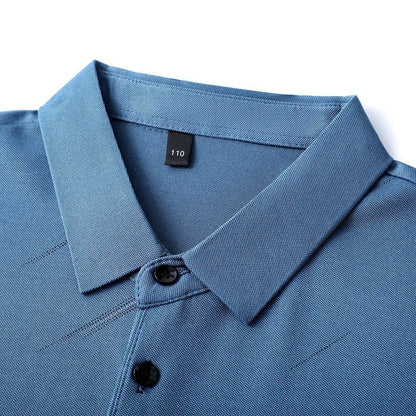 Men's Ice Silk Short-Sleeve Polo Shirt