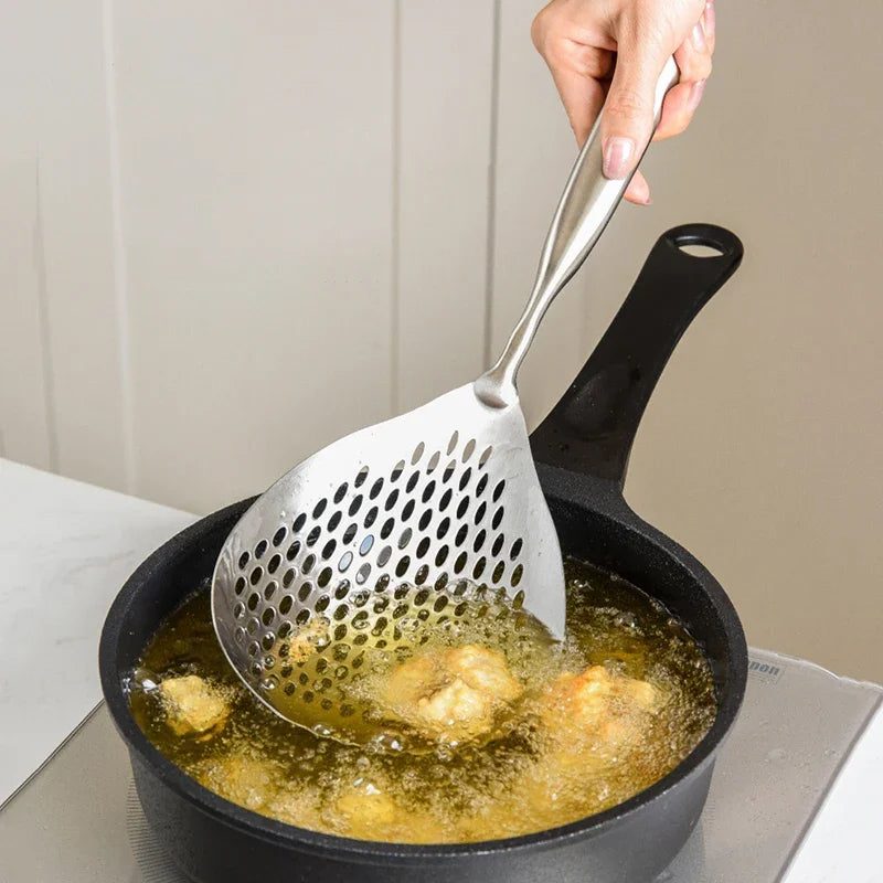 304 Stainless Steel Slotted Spoon for Frying