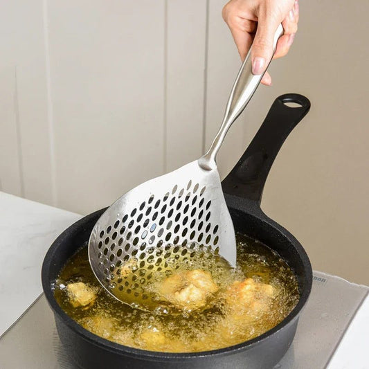 304 Stainless Steel Slotted Spoon for Frying