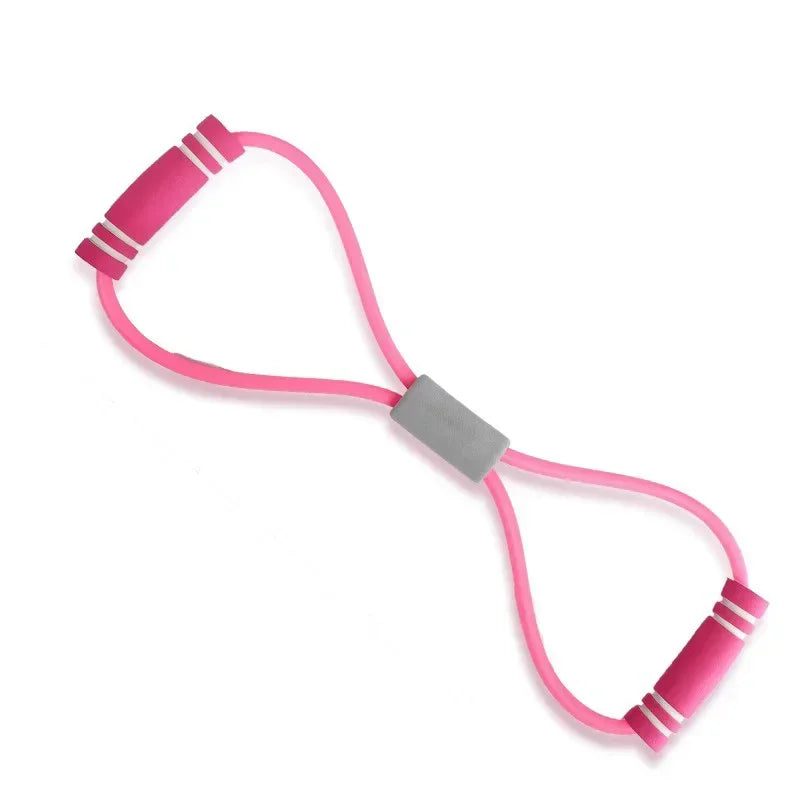 8 Shaped Resistance Bands for Home Workouts