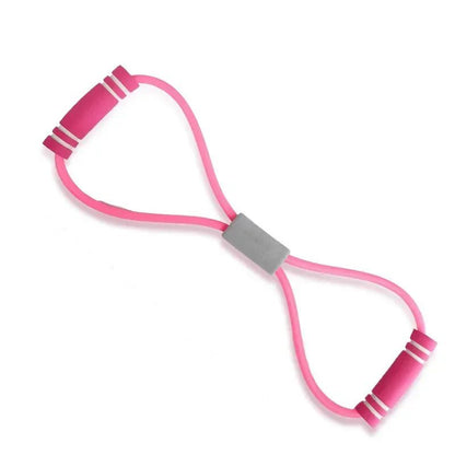 8 Shaped Resistance Bands for Home Workouts