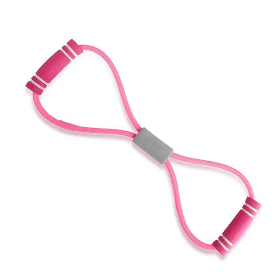 8 Shaped Resistance Bands for Home Workouts