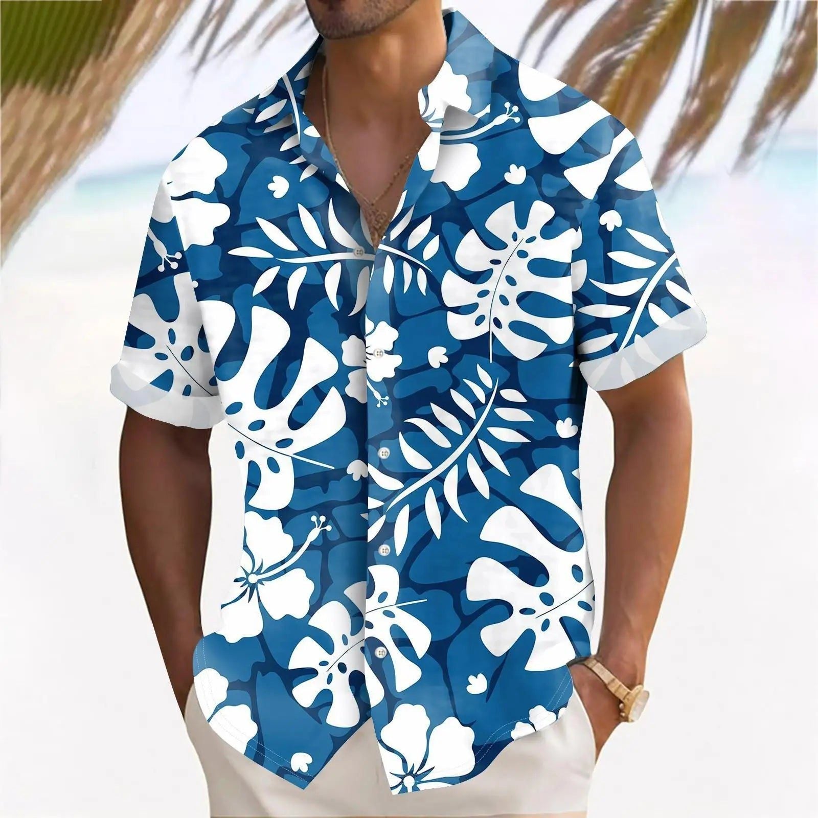 Men's Hawaiian Beach Shirts for Summer 2024