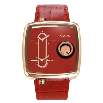 Unisex Waterproof Square Quartz Watch Gift
