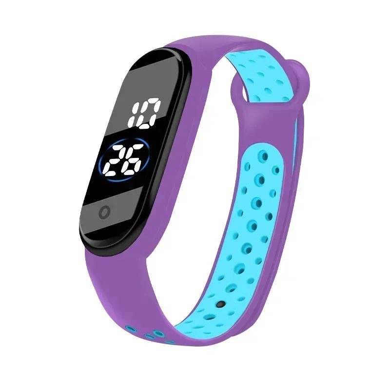 Waterproof LED Digital Sports Watch for Kids