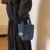 2023 Small Denim Bucket Bag for Women