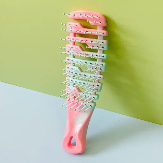 Gradient Hollow Out Hair Brush for Detangling