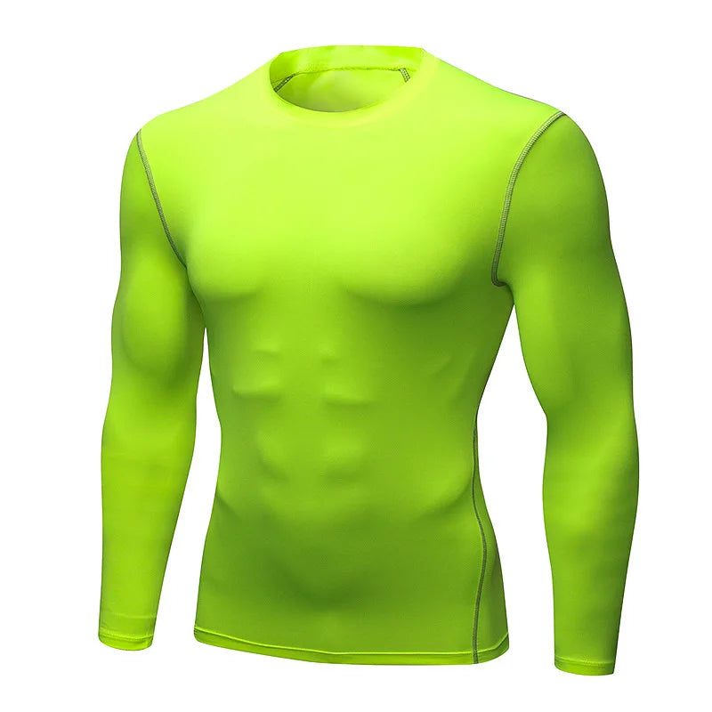 Men's Thermal Long-Sleeve Fitness T-Shirt - Fast Dry
