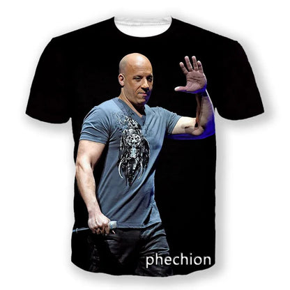 Unisex 3D Print Diesel T-Shirt for Hip Hop