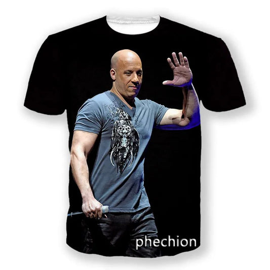 Unisex 3D Print Diesel T-Shirt for Hip Hop