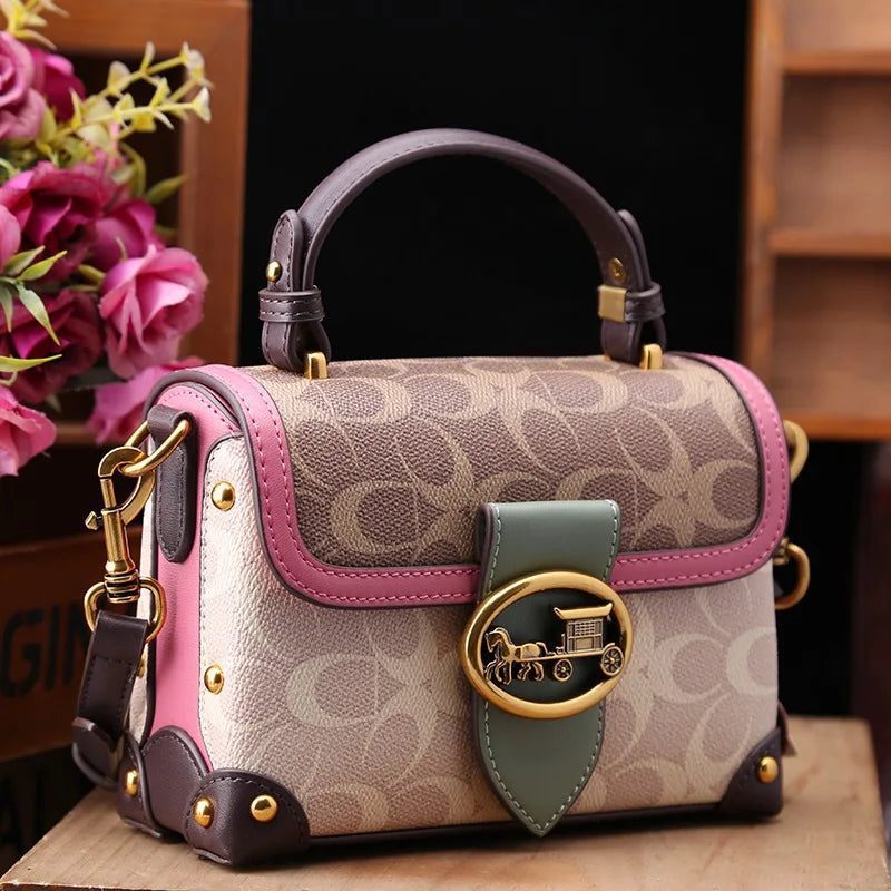 2024 Trendy Rose Red Crossbody Handbag