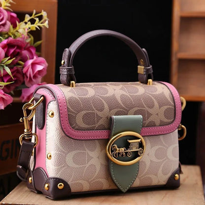2024 Trendy Rose Red Crossbody Handbag