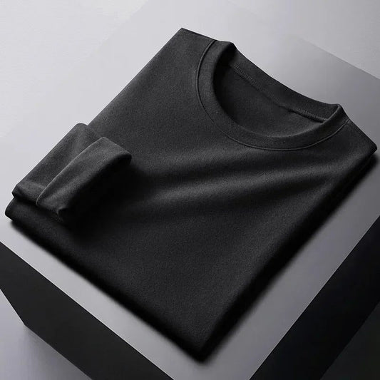 Men's Thermal Long Sleeve Velvet Undershirt