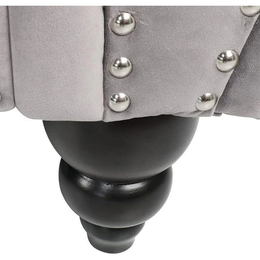 Modern 3-Seater Velvet Sofa for Living Room