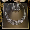 Luxury CZ Crystal Wedding Necklace Set 2024