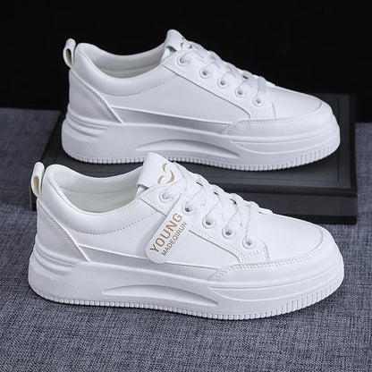 Women's Casual White Sports Shoes for Spring
