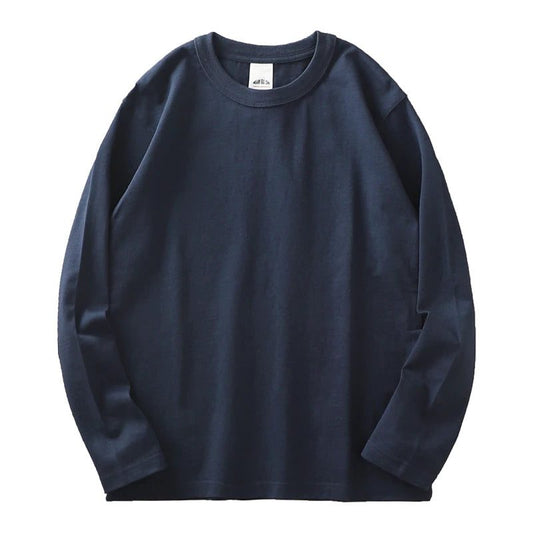 Heavyweight Cotton Long Sleeve T-Shirt for Men