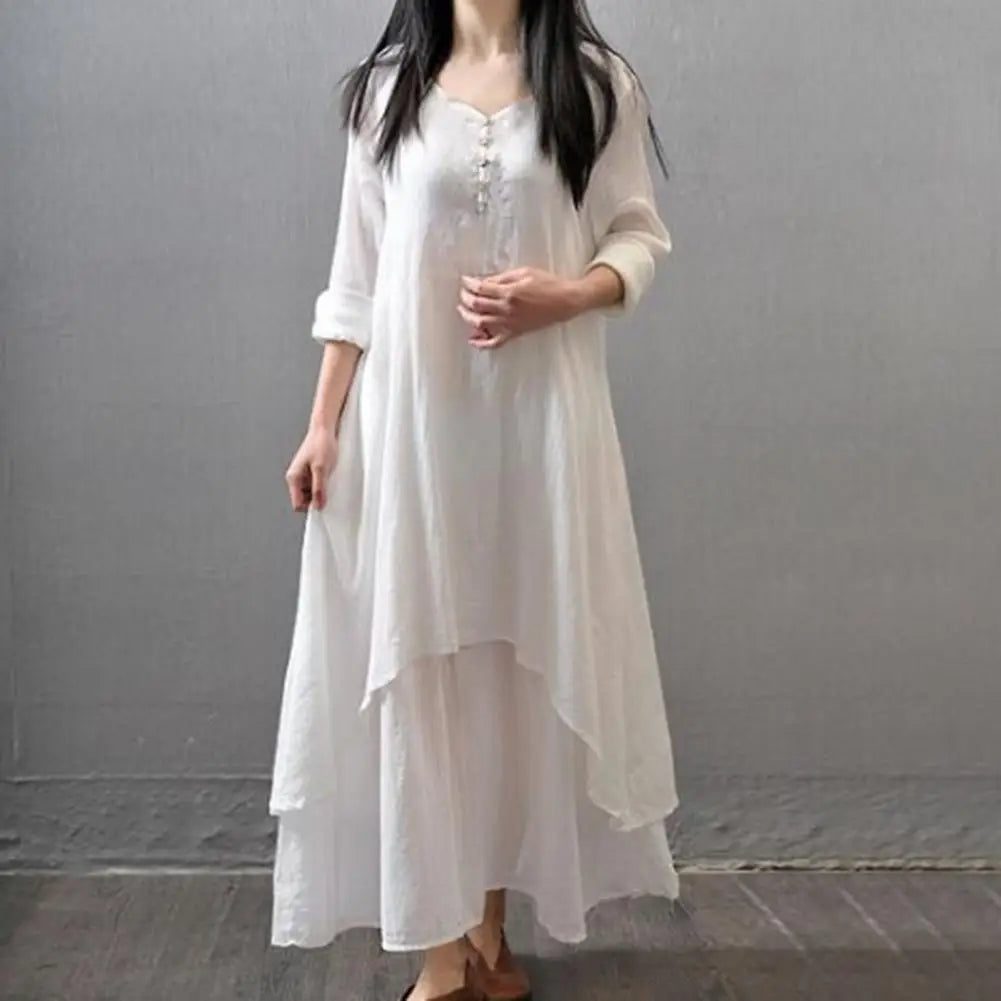 2024 Women's Cotton Linen Dresses for Style