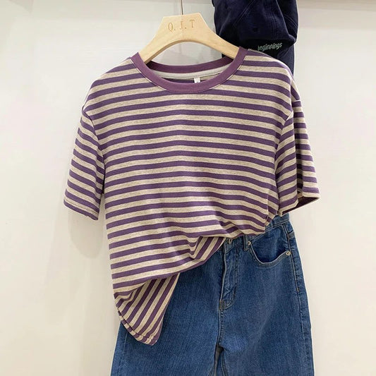 Versatile Striped T-Shirts for Women 2023