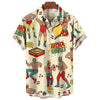 3D Printed Hawaiian Shirts for Men Summer