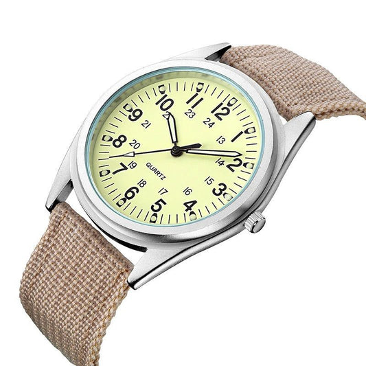 Unisex Luminous Dial Military Sports Quartz Watch